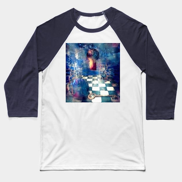 Symbolic painting. Binary code Baseball T-Shirt by rolffimages